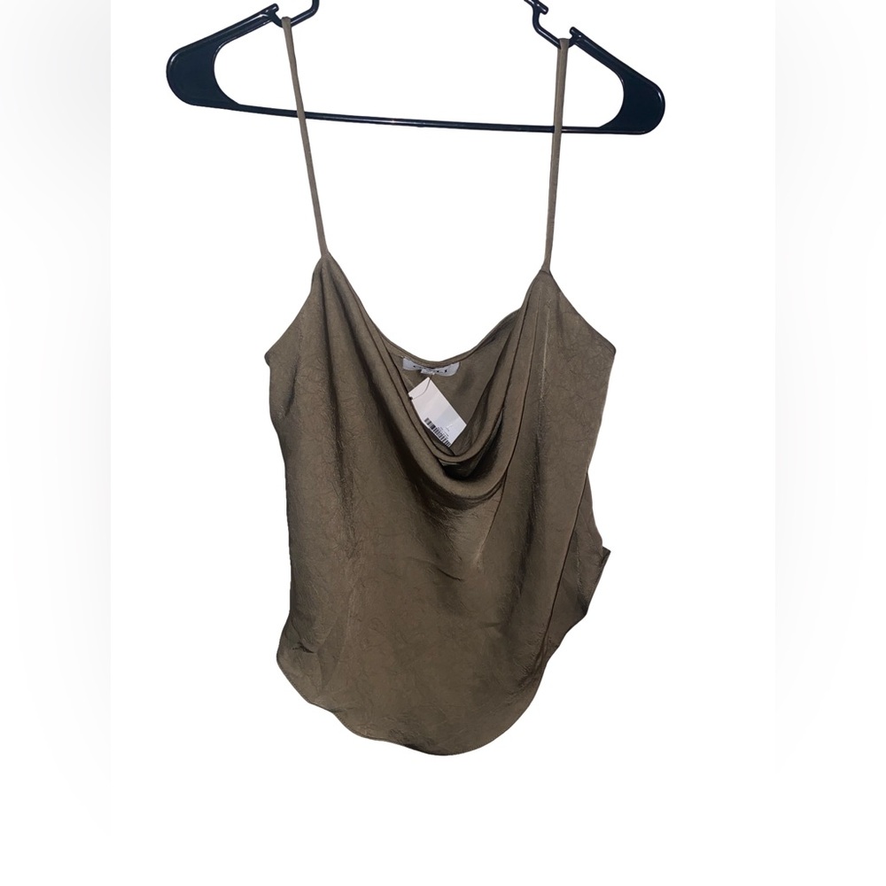 Crinkle Satin Cami